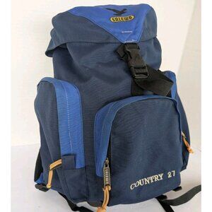Vintage Salewa Country 27 Hiking Backpack – Blue/Navy – Air Zone Back – Italy